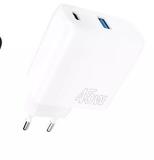 Proove Silicone Power 45W (Type-C + USB) White