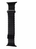 Apple Watch 42mm/44mm/45mm/49mm Colour Leather Black (high copy)