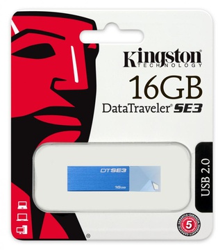 Kingston 16 GB DataTraveler SE3 Blue DTSE3B/16GB