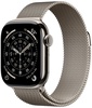 Apple Watch Series 11 GPS + Cellular 42mm Natural Tit. Case w. Natural Milanese Loop (MF8P4)