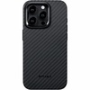Pitaka MagEZ Case Pro 4 Twill 1500D Black/Grey for iPhone 15 Pro Max (KI1501PMP)