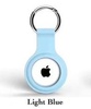 Apple AirTag Silicone Key Ring Light Blue