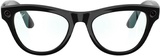 Ray-Ban Meta Skyler Standard - Shiny Black / Clear (RW4010 601/SB 52-20)