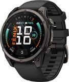 Garmin Fenix 9 47mm Carbon Gray DLC Titanium with Black Silicone Band (010-04762-10/11)