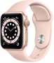 Apple Watch Series 10 GPS 46mm Rose Gold Aluminum Case With Light Blush Sport Band - S/M (MWWT3)