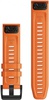 Garmin Ремешок для Fenix 6 22mm QuickFit Ember Orange Silicone bands (010-12863-01)
