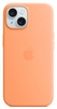 Apple iPhone 15 Silicone Case with MagSafe Orange Sorbet (MT0W3)