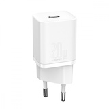 Baseus Super Silicone PD Charger 20W (1Type-C) White (CCSUP-B02)