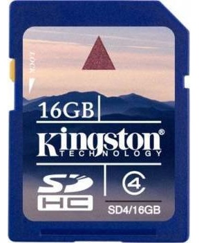Kingston 16 GB SDHC Class 4 SD4/16GB