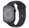Apple Watch Series 8 GPS 45mm Midnight Aluminum Case With Midnight Sport Band (MNP13)