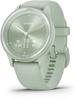 Garmin Vivomove Sport Cool Mint Case and S. Band w. Silver Accents (010-02566-03)