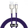 Кабель Baseus Cafule Metal Lightning 2.4A (1m) Purple