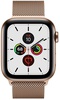 Apple Watch Series 5 GPS + Cellular 44mm Gold Stainless Steel Case with Gold Milanese Loop (MWW62, MWWJ2)