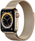 Apple Watch Series 6 GPS + Cellular 40mm Gold Stainless Steel Case with Gold Milanese Loop (M02X3, M06W3)