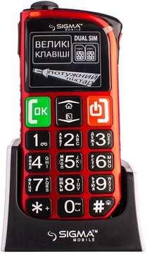 Sigma mobile Comfort 50 Light Dual SIM Red (UA UCRF)