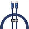 Baseus Crystal Shine Series Fast Charging Type-C to Lightning (1.2m) Blue