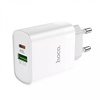 Hoco C80A Rapido PD 20W+QC3.0 (Type-C + USB) White