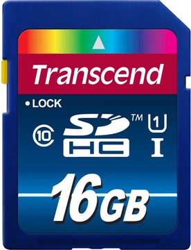 Transcend 16 GB SDHC UHS-1 Premium TS16GSDU1