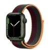 Apple Watch Series 7 GPS 41mm Green Aluminum Case With Dark Cherry/Forest Green Sport Loop (MKNF3)