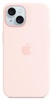 Apple iPhone 15 Silicone Case with MagSafe Light Pink (MT0U3)