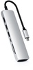 Satechi Aluminum Type-C Dual Multimedia Adapter Silver (ST-UCSMA3S)