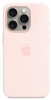 Apple iPhone 15 Pro Silicone Case with MagSafe Light Pink (MT1F3) (high copy)