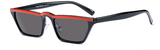 HBK Sexy Cat Eye Sunglasses (c3 red/black)