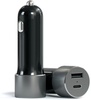 Satechi 72W USB Car Charger with Type C Space Grey (ST-TCUCCM)