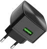 Hoco C70A Cutting-edge + Type-C QC3.0 EU (1USB) Black