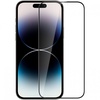 FJ Gears Tempered Glass FulI Cover HD for iPhone 14 Pro Max / 15 Plus