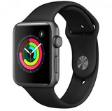Apple Watch Series 3 GPS 38mm Space Gray with Black Sport Band (MTF02)