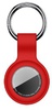 AirTag Silicone Key Ring Red