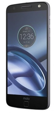 Motorola Moto Z 32GB (Black with Lunar Gray trim, Black front lens)