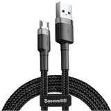 Baseus USB Cabel to microUSB Cafule 1m Grey/Black (CAMKLF-BG1)