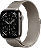 Apple Watch Series 11 GPS + Cellular 46mm Natural Tit. Case w. Natural Milanese Loop - M/L (MFD04)