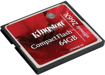 Kingston 64 GB CompactFlash Ultimate 266x CF/64GB-U2