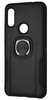 Simple Case Leather Design Case With Ring for Xiaomi Note 7 Black