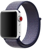 Apple Watch 38mm/40mm/41mm/42mm Woven Nylon Sport Loop Midnight Blue (high copy)
