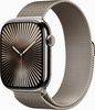 Apple Watch Series 10 GPS + Cellular 46mm Natural Titanium Case With Natural Milanese Loop - S/M (MC7Q4)