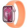 Apple Watch Series 9 GPS 41mm Pink Alu. Case w. Orange Sorbet Solo Loop - Size 3 (MR9N3+MTAX3)