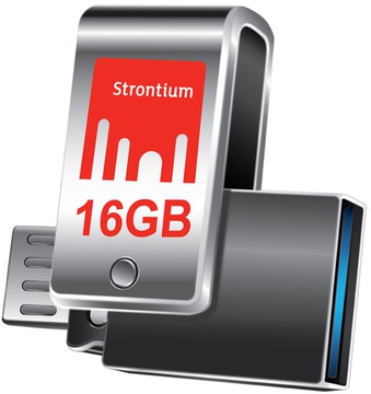 Strontium Nitro Plus OTG 16 GB (SR16GSLOTG1Z)