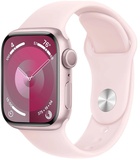 Apple Watch Series 9 GPS 41mm Pink Aluminum Case With Light Pink Sport Band - M/L (MR943)