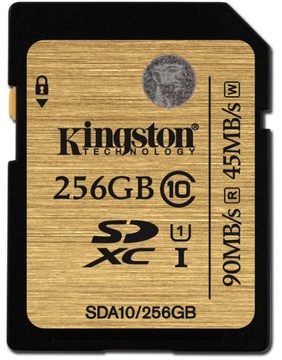 Kingston 256 GB SDXC Class 10 UHS-I Ultimate SDA10/256GB
