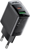 Acefast A106 GaN 45W (USB-C + USB-A) Black