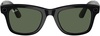 Ray-Ban Meta Wayfarer Large - Shiny Black / G-15 Green (RW4008 601/71 53-22)