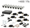 Tecsar AHD 8OUT + HDD 1TB