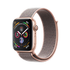 Apple Watch Series 4 GPS 44mm Gold Aluminum Case with Pink Sand Sport Loop (MU6G2)
