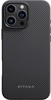 Pitaka Military-Grade Protective Case Twill 600D for iPhone 16 Pro Max - Black/Grey (KI1601PMPA)
