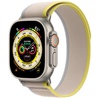 Apple Watch Ultra GPS + Cellular 49mm Titanium Case with Yellow/Beige Trail Loop - M/L (MQF23/MQFU3)