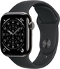 Apple Watch Series 11 GPS + Cellular 46mm Slate Tit. Case w. Black S. Band - M/L (MFD24)